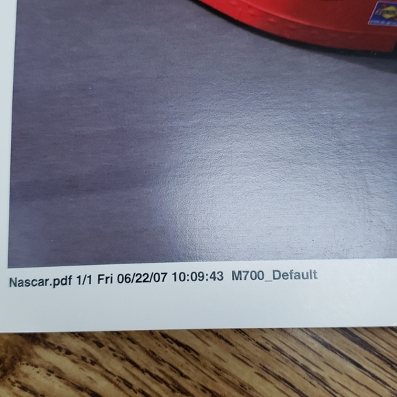 2 Nascar Prints 2007 Ryan Newmsn and Car 12 - Picture 3 of 4